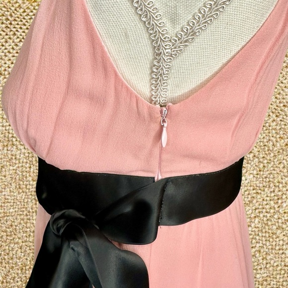 RARE NWT Michael Kors Spring 2007 RTW Silk Ballerina Pink / Black A-Line Dress - Picture 10 of 16